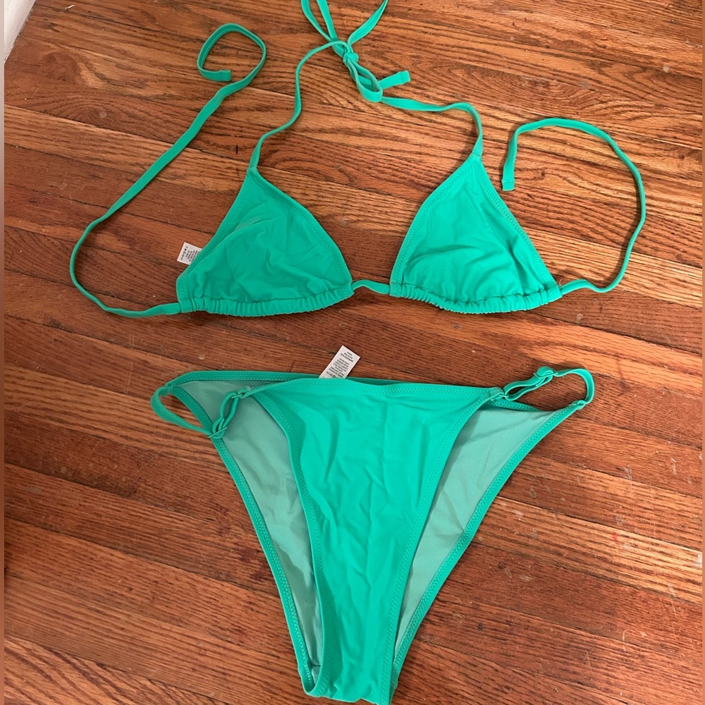 Aerie green bikini size medium